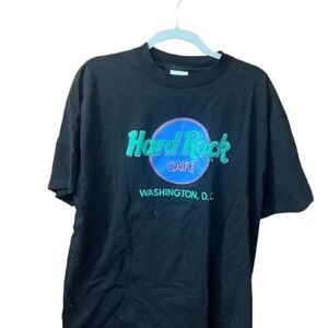 Vintage Hard Rock Cafe Washington DC Black Single Stitch T-Shirt